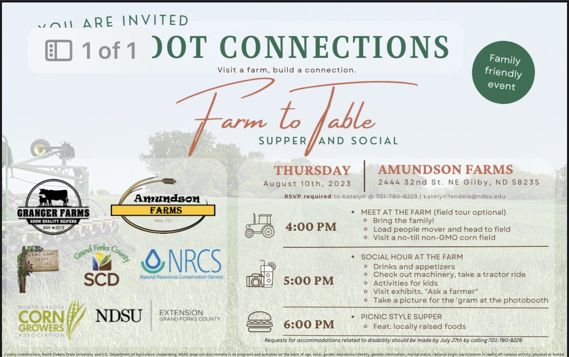 ndrockfarmer's tweet image. Getting ready for our first #rootconnections event!!!! @bmreadel @NDCornGrowers @ThomasGranger17 @SoilForks @NDSUAgKatelyn @NDSUextGF @NRCS_NDakota