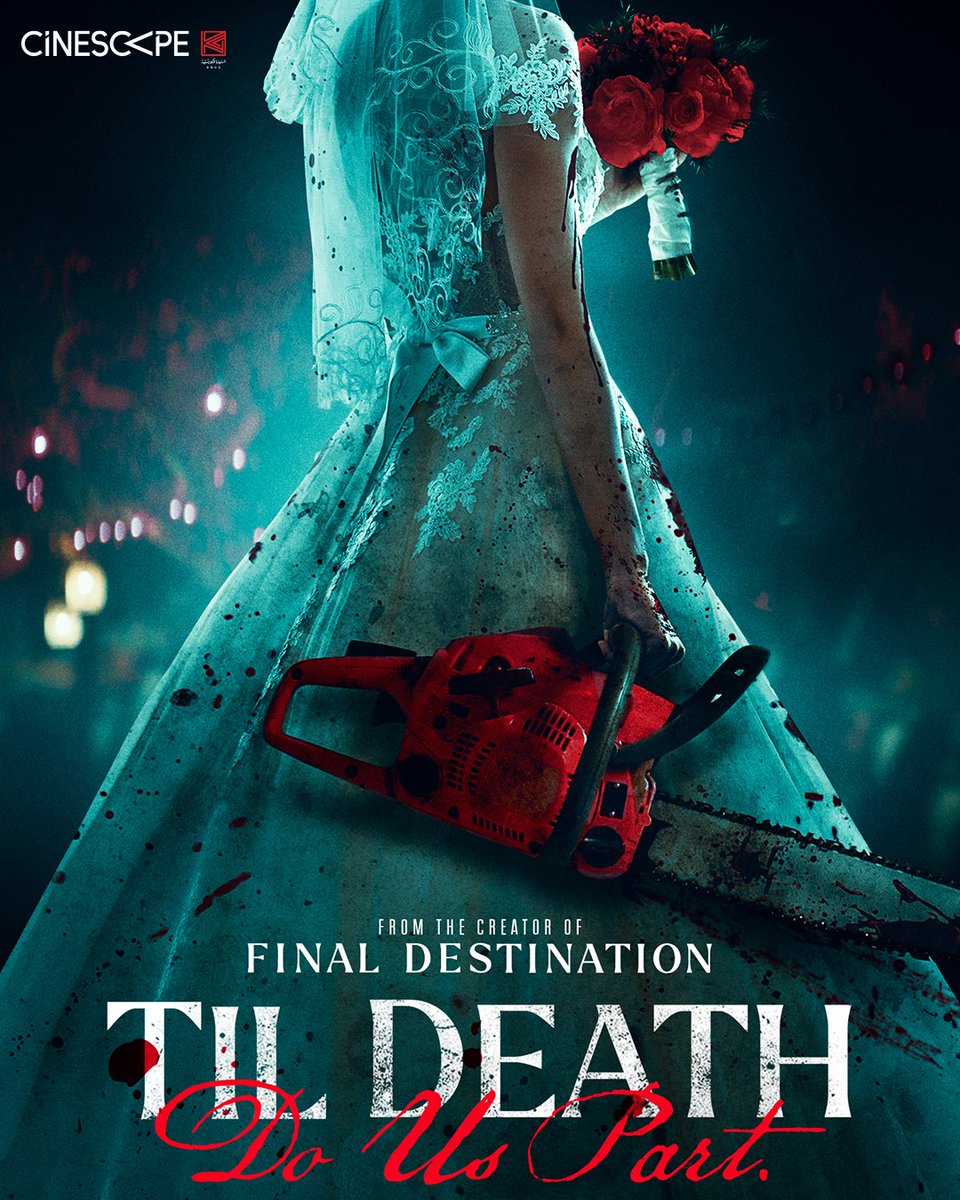 cinescapekuwait's tweet photo. فيلم الأكشن والإثارة
Til Death Do Us Part

بعد تخلفها عن حضور حفل زفافها، يتوجب على امرأة مواجهة خطيبها السابق وسبعة آخرين من القتلة في سبيل النجاة بحياتها

بطولة
Cam Gigandet
Jason Patric
Natalie Burn
Orlando Jones

يعرض ابتداءً من الخميس على شاشات سينسكيب https://t.co/A4UDhyV4dU