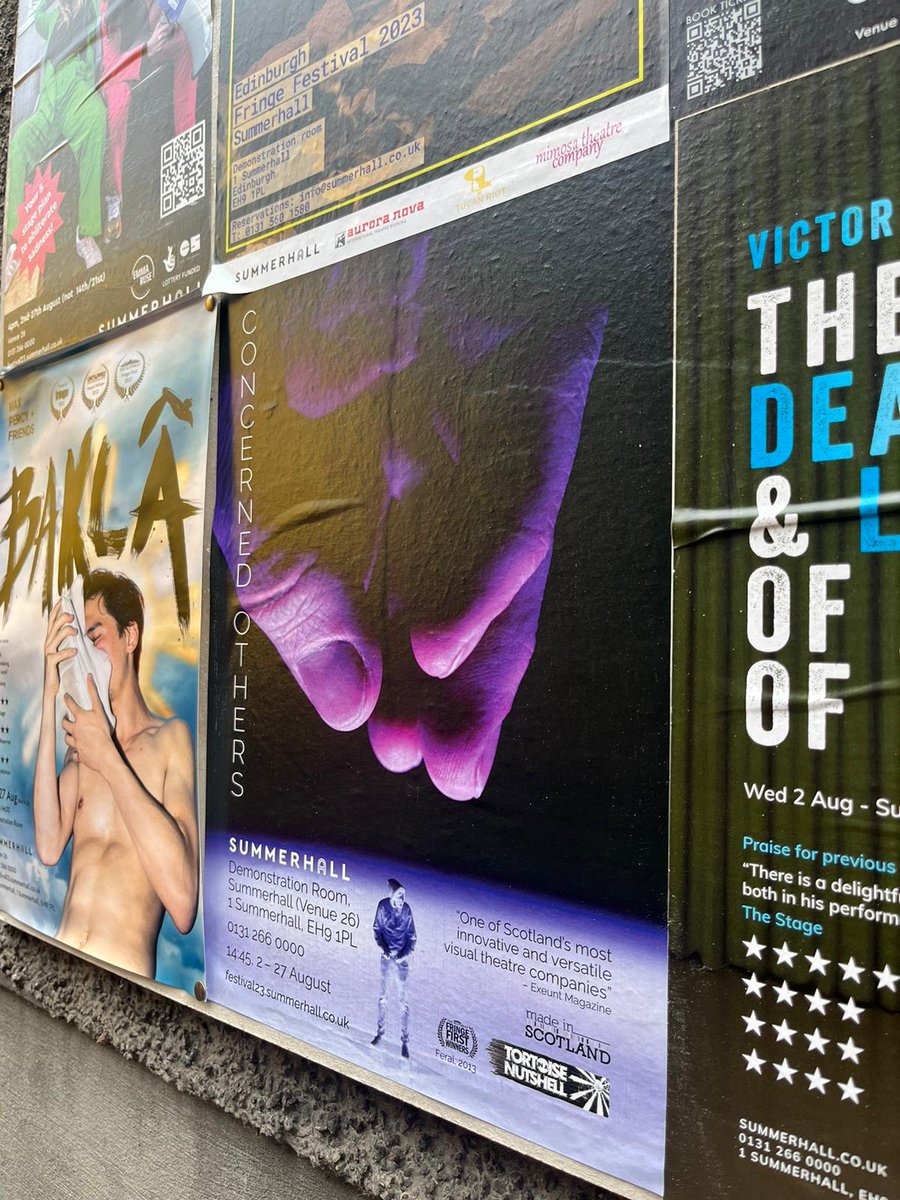 Went to see the powerful 'Concerned Others' by <a href="/TortoiseinaNut/">TortoiseInANutshell</a> as part of #edfringe. This was an original and creative performance sharing experiences of stigma surrounding substance use and the impact this has on loved ones and the wider community - really recommend!