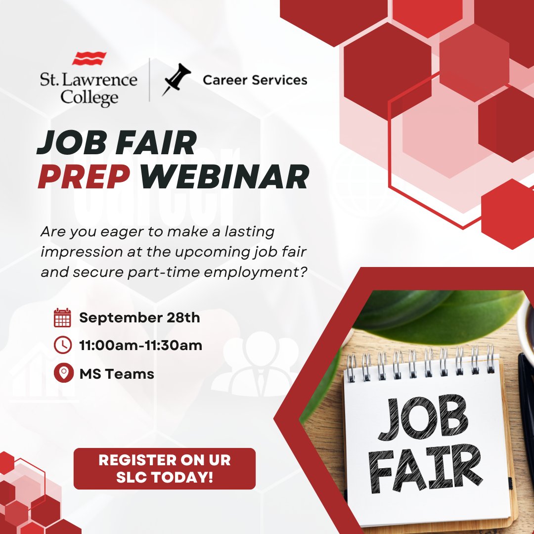 SLCCareer's tweet photo. Hey #slc! 🥳 Are you eager to make a lasting impression at the upcoming job fair and secure part-time employment? This virtual event is designed to equip you with essential tools and strategies to stand out from the crowd. Register through UR SLC here https://t.co/XcysL93vyV https://t.co/wp3sDNTRYB