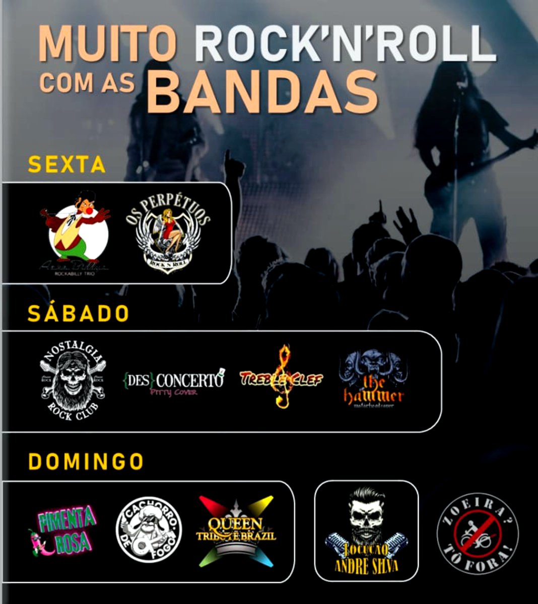 esmcbrasil's tweet photo. 15º ENCONTRO DE MOTOCICLISTAS DE MOMBUCA/SP

DIAS 11,12 E 13 DE AGOSTO DE 2023.

Banda Os Perpétuos Sexta Feira dia 11 ás 20h.

Realização: RAFARD MOTO CLUBE, DIRETORIA DE CULTURA, FUNDO SOCIAL E SOLIDARIEDADE DE MOMBUCA/SP.

Local: Praça da Igreja Matriz

BANDA OS PERPÉTUOS https://t.co/dnz0l4R4jd