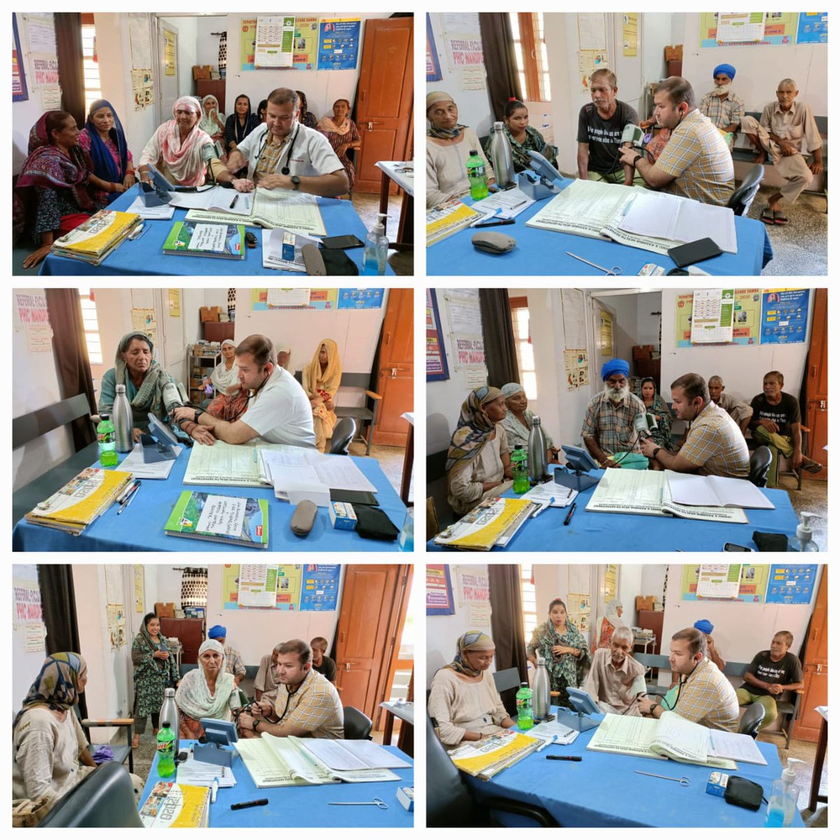 Under Aazadi ka Amrit Mahotsav, NCD screening camps conducted in various Health institutions of District Samba on 8.8.23.The objective of the camps was to screen maximum 30 + population for NCD Diseases. @AmritMahotsav @OfficeOfLGJandK @diprjk