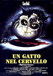 The_Bandit1980's tweet photo. On this day (August 8) in 1990 #ACatInTheBrain was released into horror history! @kinky_horror @LolaMurder @ConnieJoJo2 @streamrest @Embalmist @AgeofSmut @Localpwincess1 @Stephanieforts3 @grannytrap @madaboutHolly @halogirl22 @SLayton82 @AlexVorkov @HerschelMims https://t.co/SlEBzBm8VF