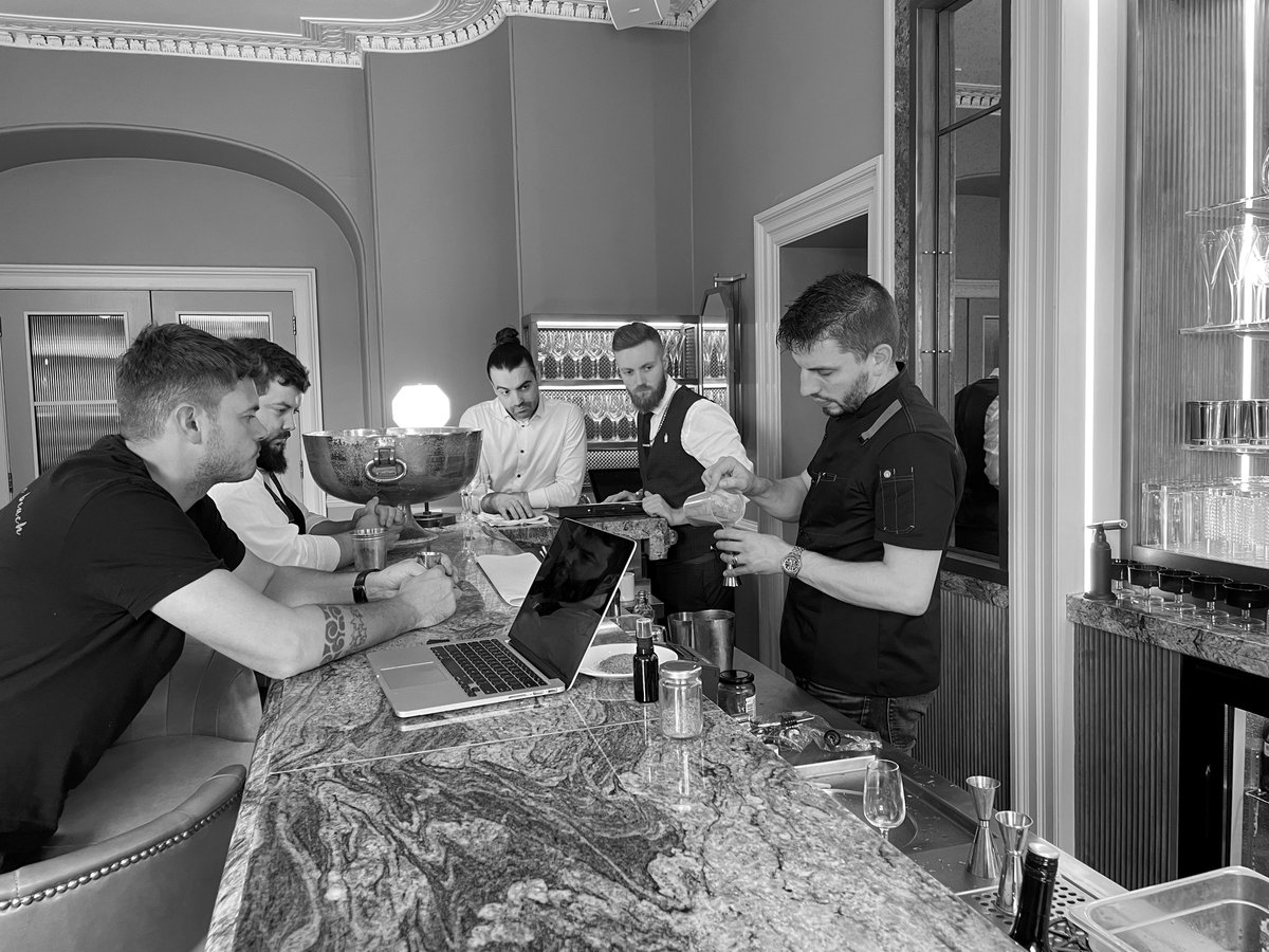 SopwellHouse's tweet photo. After an impressive four-week transformation of the hotel's cocktail bar, we are delighted to be able to share a sneak peek of the new OCTAGON BAR!
Opening tomorrow...
You need to come and see for yourself!
#OctagonBar #SopwellHouse #Cocktails #Bar #Mixology #SopwellTimeline https://t.co/D31l9oPz3W