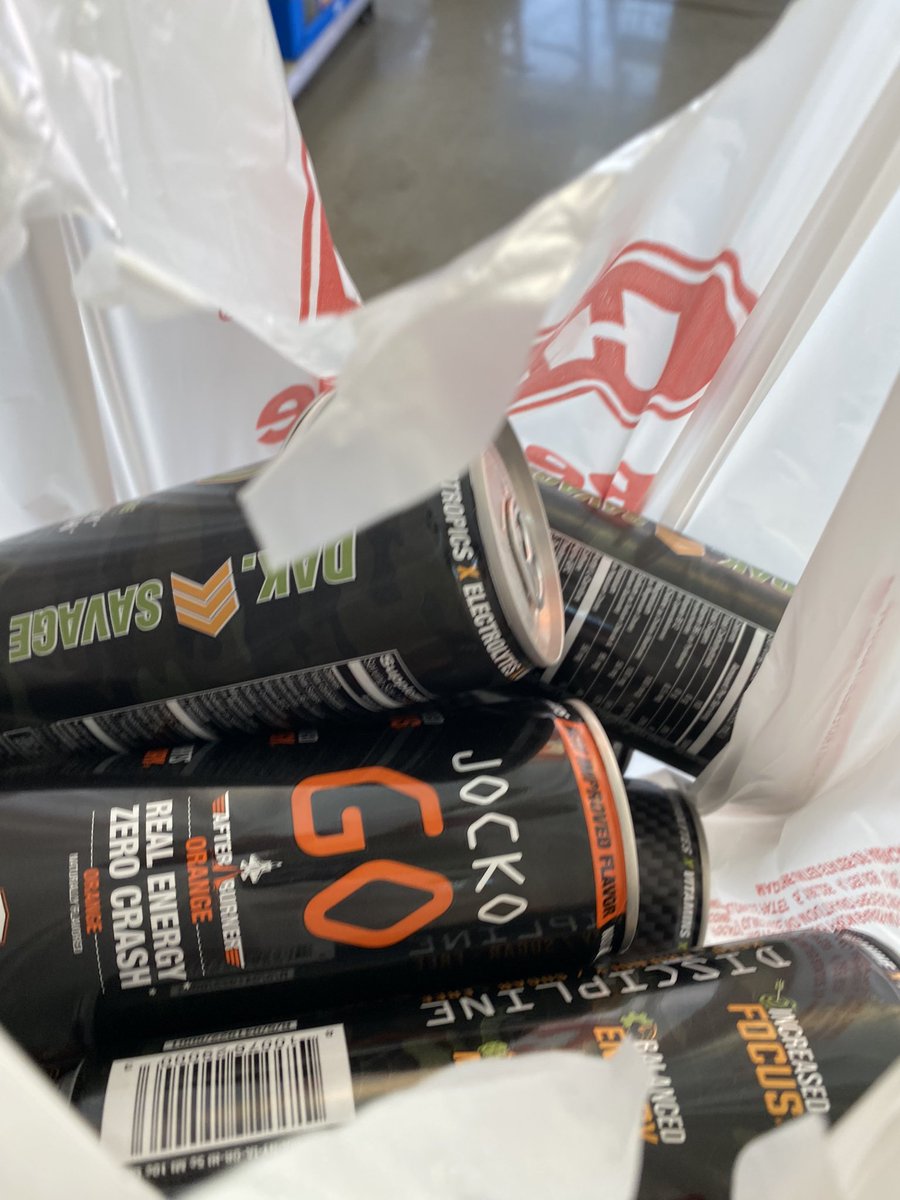 MulehornGaming's tweet photo. Ran out of my go to Jocko Go this am. Ran over to @HEB and boom! https://t.co/takQg5h3NG