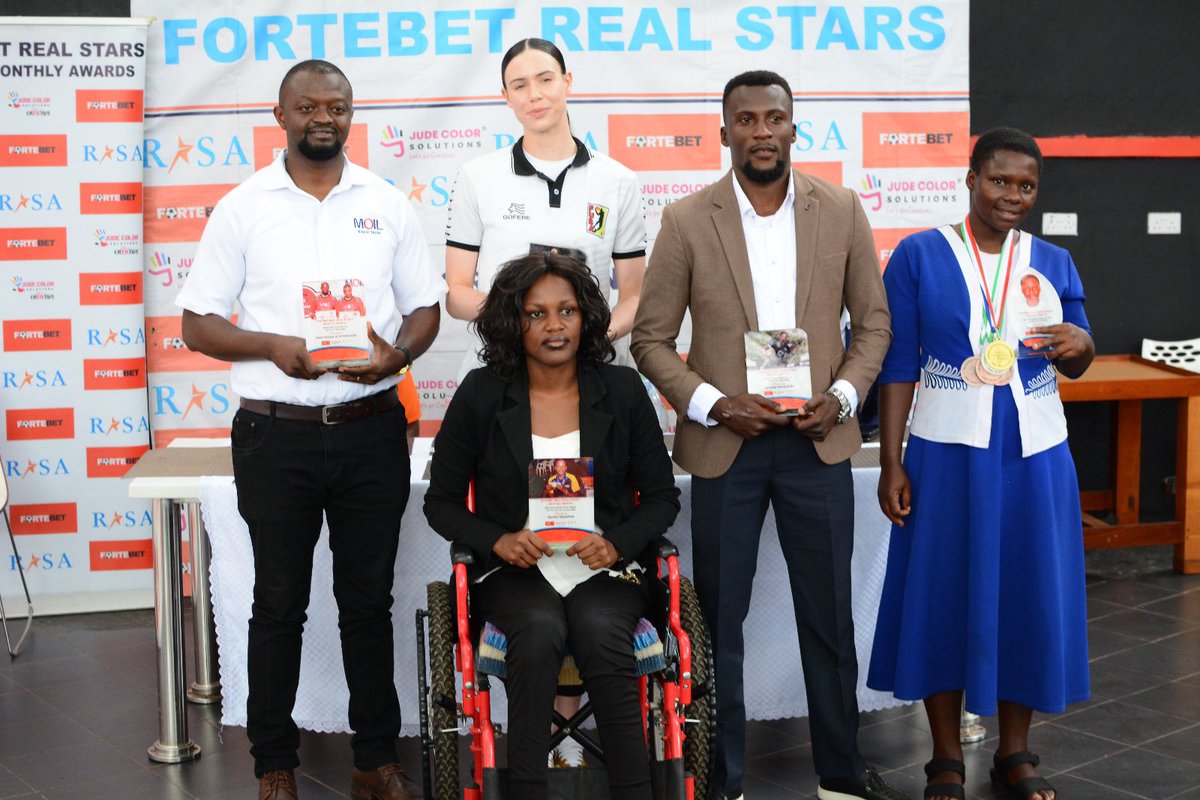 PulseSportsUGA's tweet photo. . @AwardsReal July 2023 winners
Basketball ๐ - @jannonjaye - @GazellesUG
Rugby ๐ - @AtukundaArnold
Football โฝ๏ธ - @FazilaIkwaput
Rally ๐ - Yasin Nasser & Ali Katumba
Para Badminton ๐ธ - Sarah Nazziwa
Draughts - Flavia Kusiima
#PulseSportsUGA #AwardsReal https://t.co/7oJ1EdXVZb