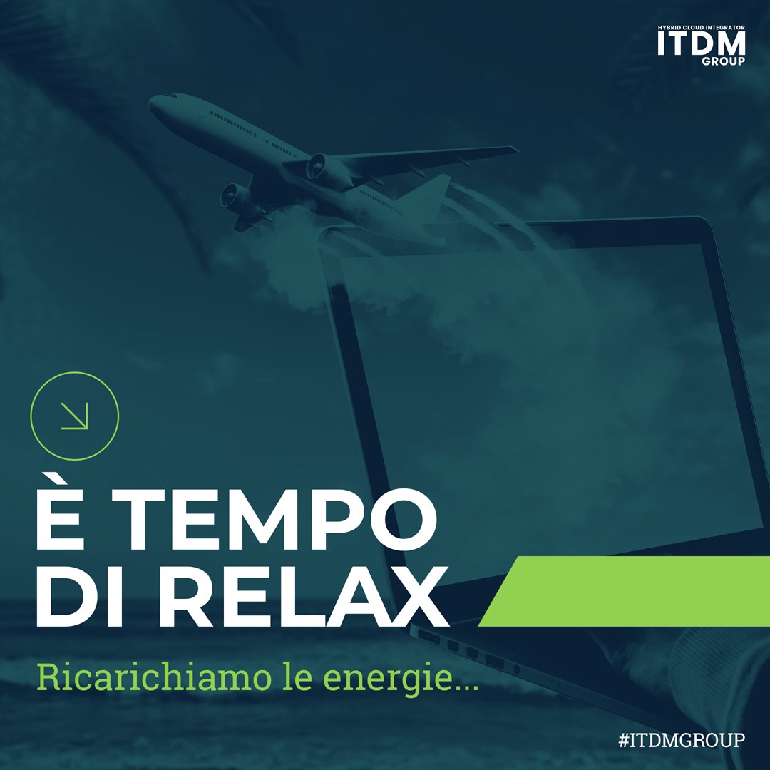 itdm_srl's tweet photo. ✈️Le vacanze sono finalmente qui, un'occasione per ricaricare le batterie e prepararci a settembre, quando ci aspettano nuove sfide e opportunità.

🏝Buone vacanze ai nostri valorosi collaboratori e ai preziosi clienti.
Ci rivediamo con rinnovata energia🔋

#summer #happyholidays https://t.co/AnkoI3UdLu
