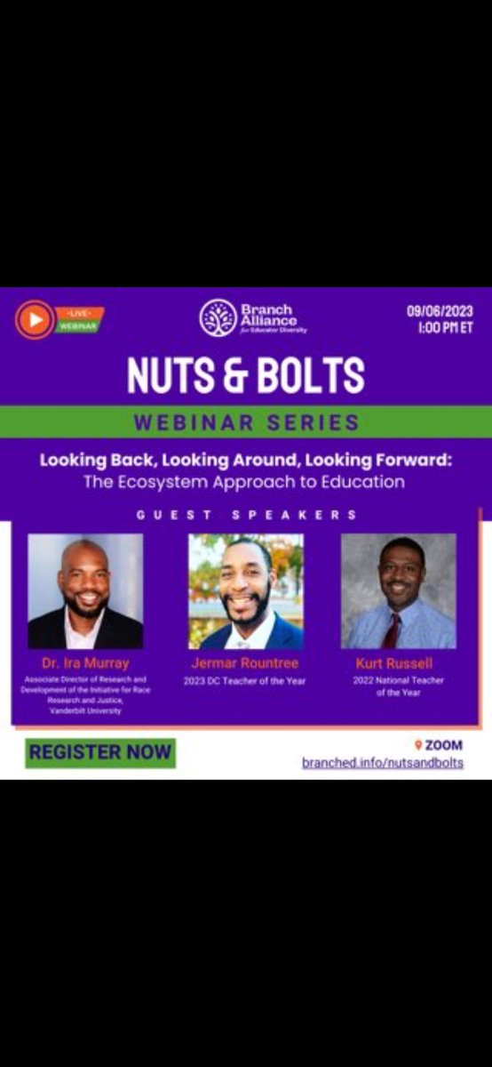 jermar_rountree's tweet photo. Can not wait to chat with these two titans around approaching education to provide OUR students with MORE! @kurtsenior_ @BranchAlliance #kidsneedmore https://t.co/XMbK9GDf7I