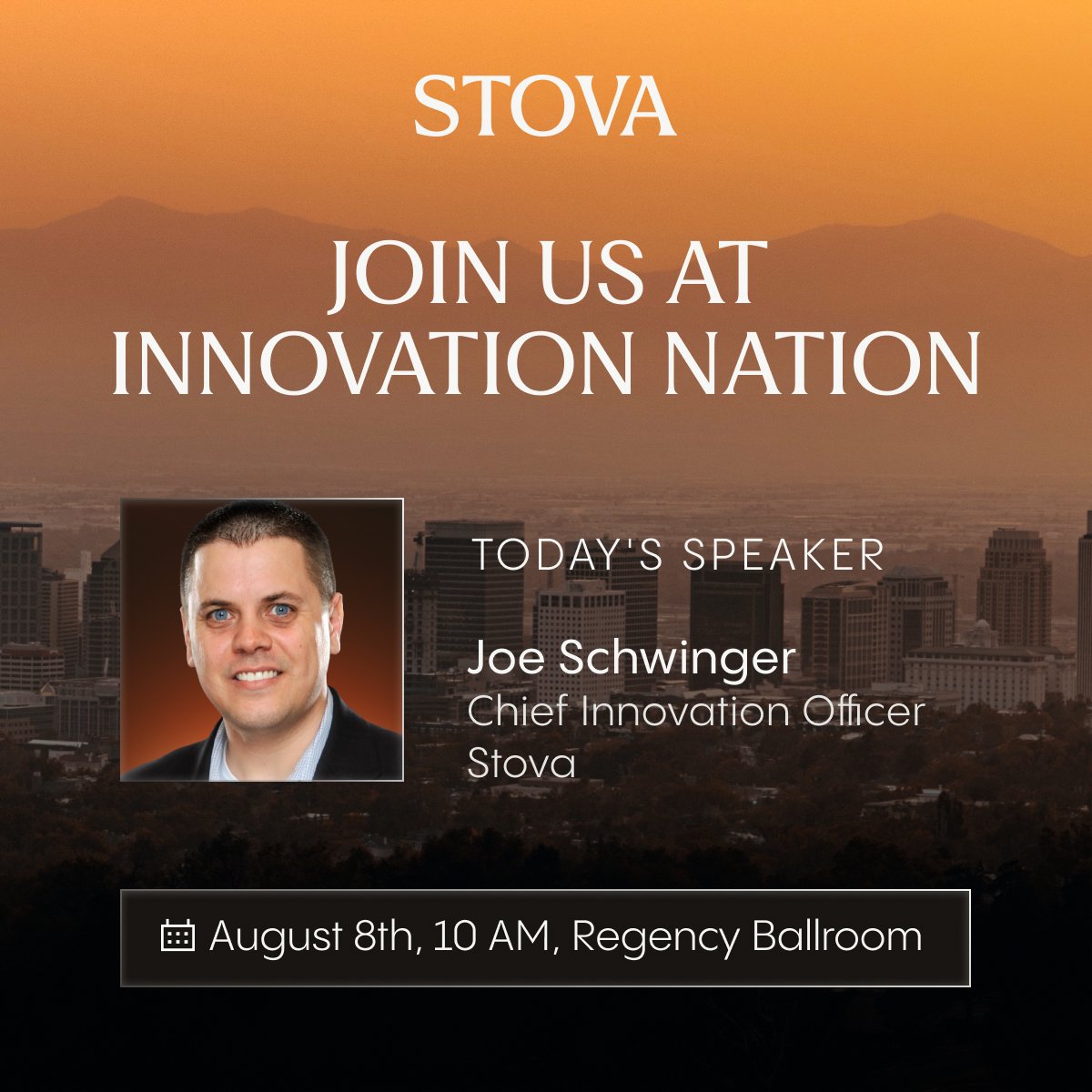 stovatech's tweet image. Don't miss Joe Schwinger as he takes the stage to discuss the latest Stova tech and game-changing industry trends that are shaping the future of events.

📍 Location: Regency Ballroom
🕒 Time: 10 am

#CEMA2023 #CEMA #Stova #Industryinsights #Eventtech