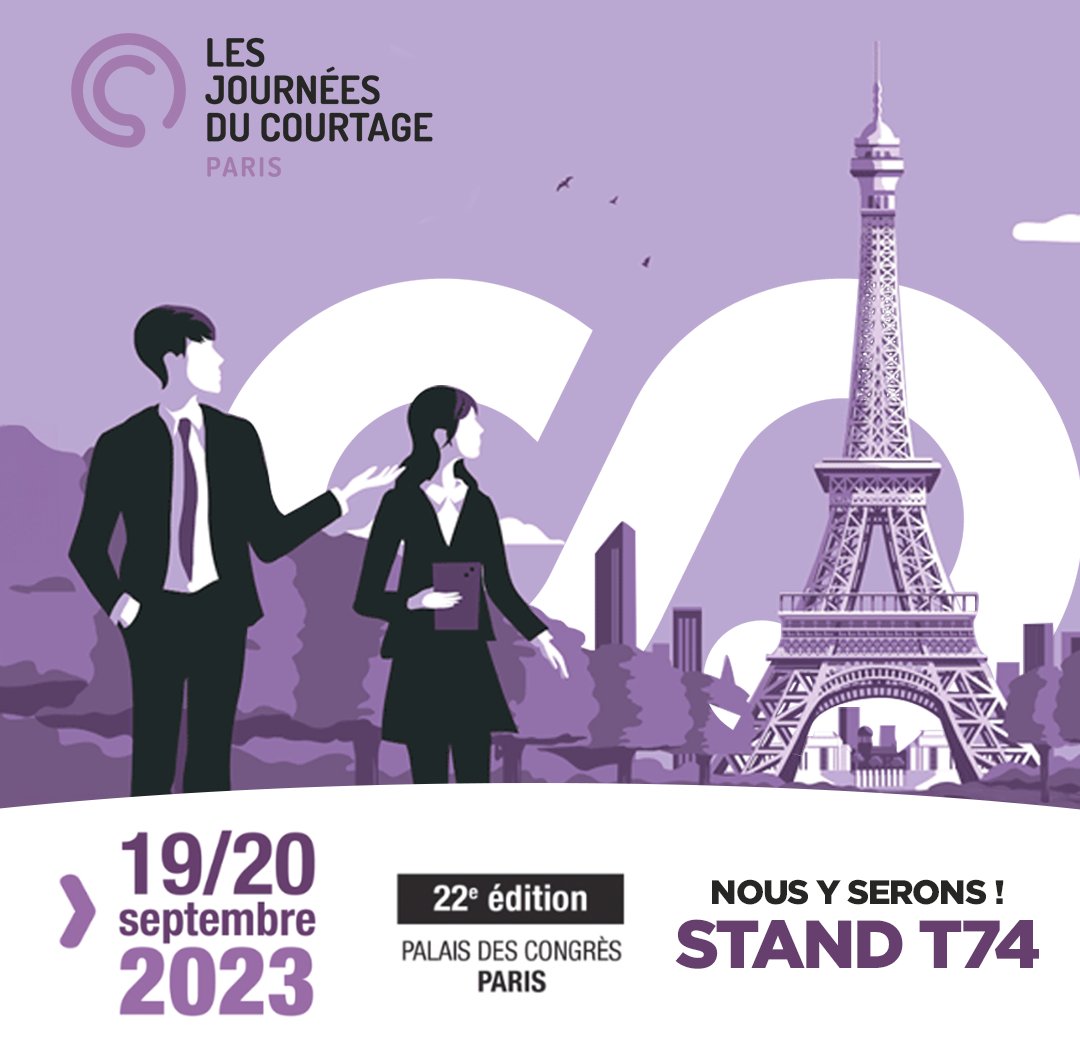 praeconis_fr's tweet photo. 📅 Save the date I #JournéesDuCourtage

Pour la 22ème année consécutive, Les @JDC_Courtage, réuniront les 19 et 20 septembre 2023 tous les courtiers et professionnels de la distribution d’assurance.
Vous souhaitez en savoir + sur le #courtage ?
👉Retrouvez-nous au Stand T74 https://t.co/uGlOz8UB2v