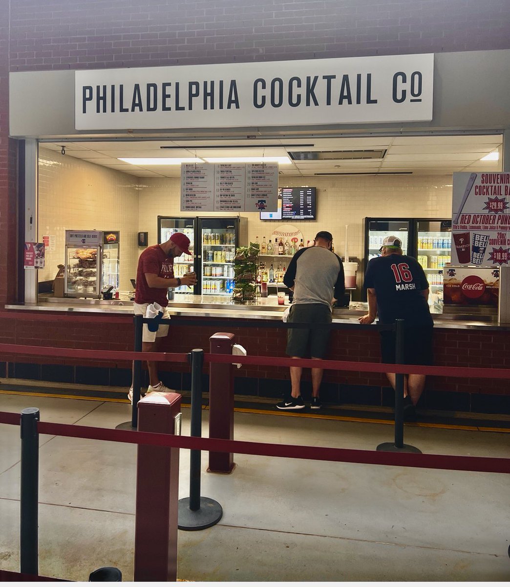 PhandemicKrew's tweet photo. This Friday, 8/11/23, the Phandemic Brew is coming to CBP and the only place to get it is at the Philadelphia Cocktail Co behind section 204. Come get the beer brewed for fans by fans! #beer #phillies #mlb #baseball #buyourbeer #jointhekrew https://t.co/FGoMJxTvAL