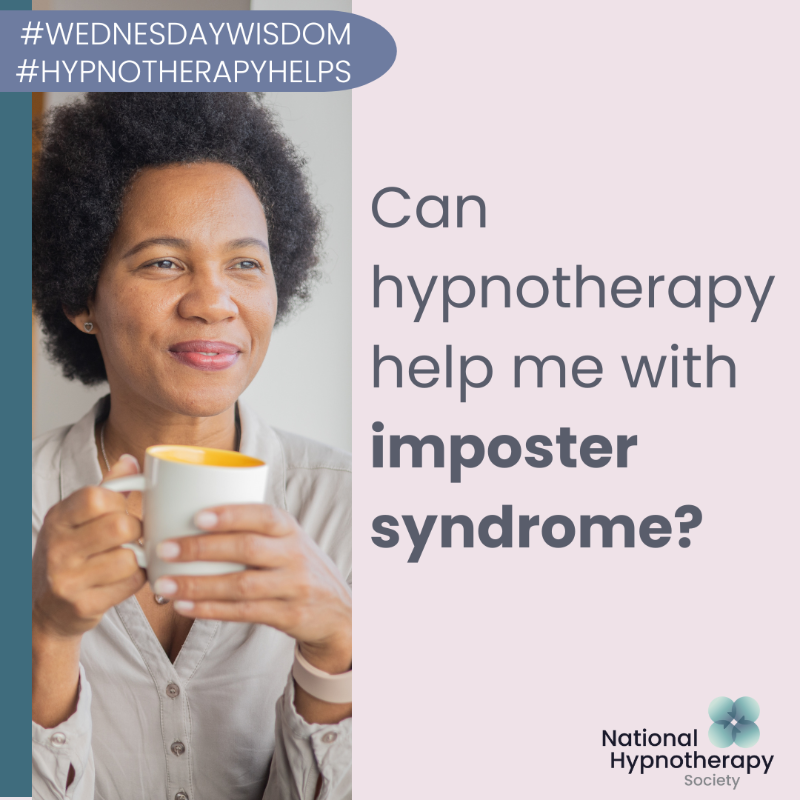 hs_hypnotherapy's tweet photo. Imposter syndrome is a collection of feelings of inadequacy that persist despite evident success. Hypnotherapy can be a great way to interrupt these unhelpful thought processes and teach you new ways to accept your self-worth. 
#hypnotherapyhelps #impostersyndrome https://t.co/Fr9klmWnpo