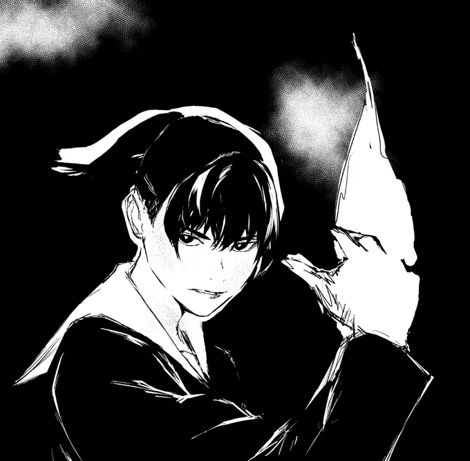直す。直す。  #イラスト #オリジナルキャラクター #artwork #illustration