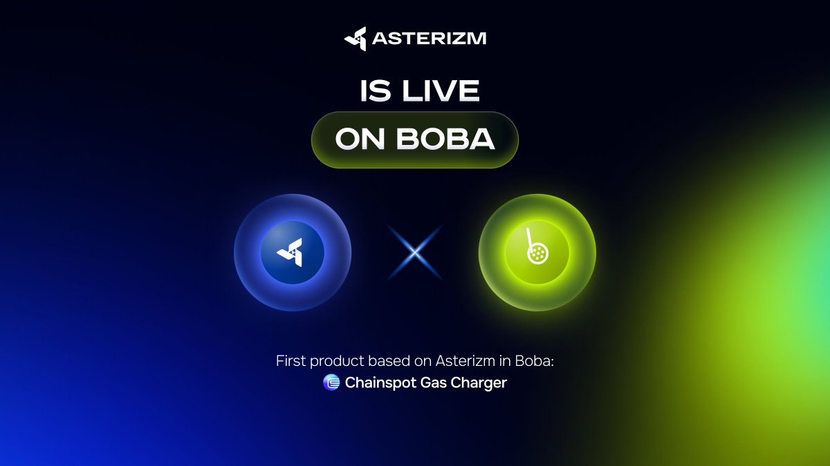 🚀 #Asterizm welcomes <a href="/bobanetwork/">Boba Network 🧋</a>!  

Create NFTs and asset bridges, attract new audiences &amp; liquidity!  Discover the power of #Asterizm cross-chain #interoperability protocol on <a href="/bobanetwork/">Boba Network 🧋</a>

Check out the docs at 👉 buff.ly/44IM4Qd

Top up even a zero balance wallet