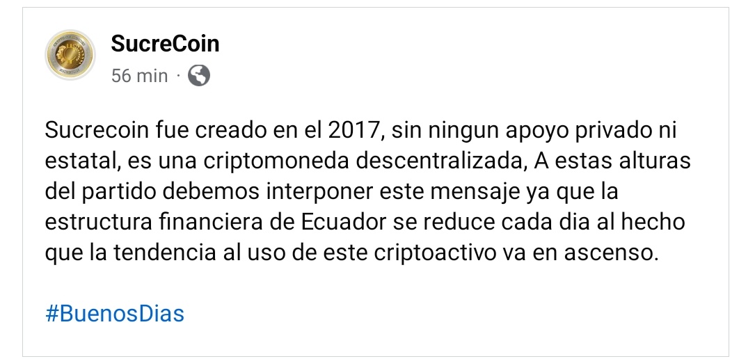 Y ahora que diran los ecuadolarizadores. #parafernaliapolitica #EleccionesAnticipadas2023Ec m.facebook.com/story.php?stor…