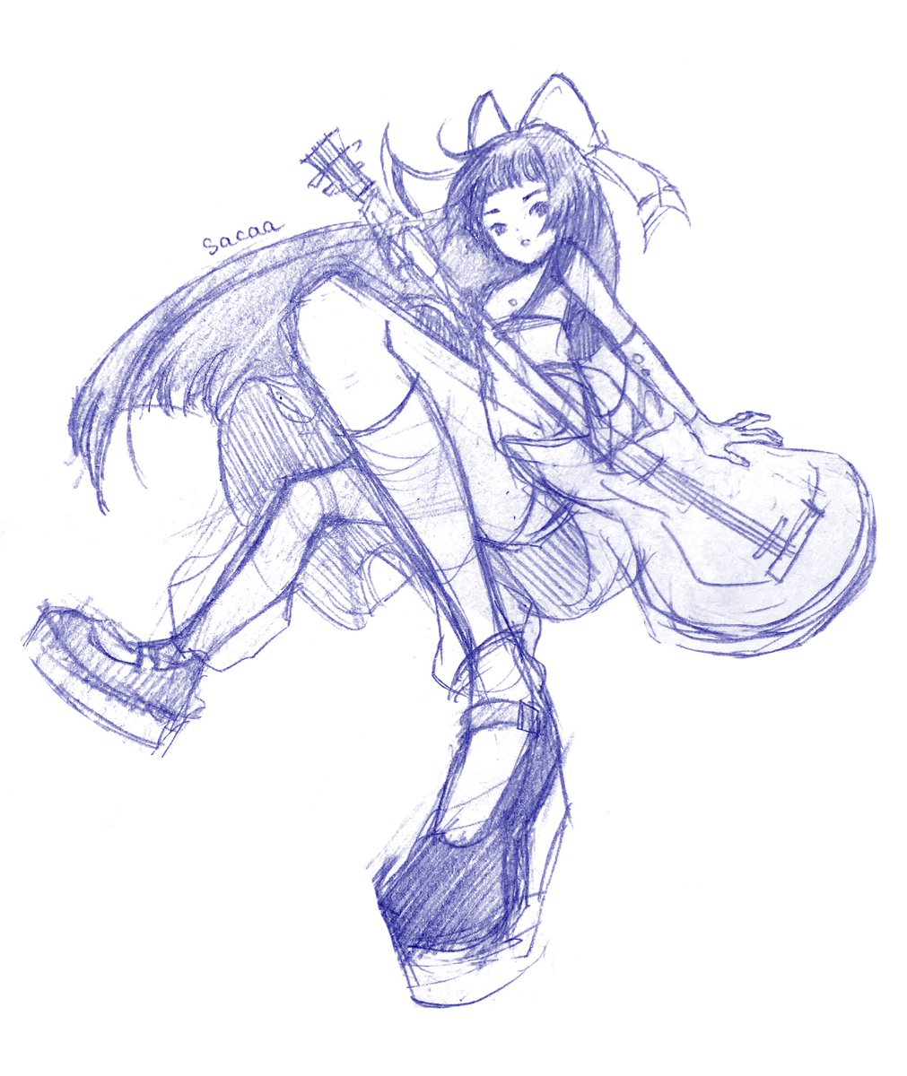 Verian_SacaA's tweet photo. What is that sound ? 🎸🎸🎸

#AnimeArt #anime #sketch #scan #traditionalart #guitar #draw #drawing #art #manga #mangaart #originalart #originalcharacter #paint #painting #guitars #tattoo #des #designer #dessin #animegirl #girl #sketchbook #oc #ocart #artist 
#electric #guitars https://t.co/f4RjxDitW7