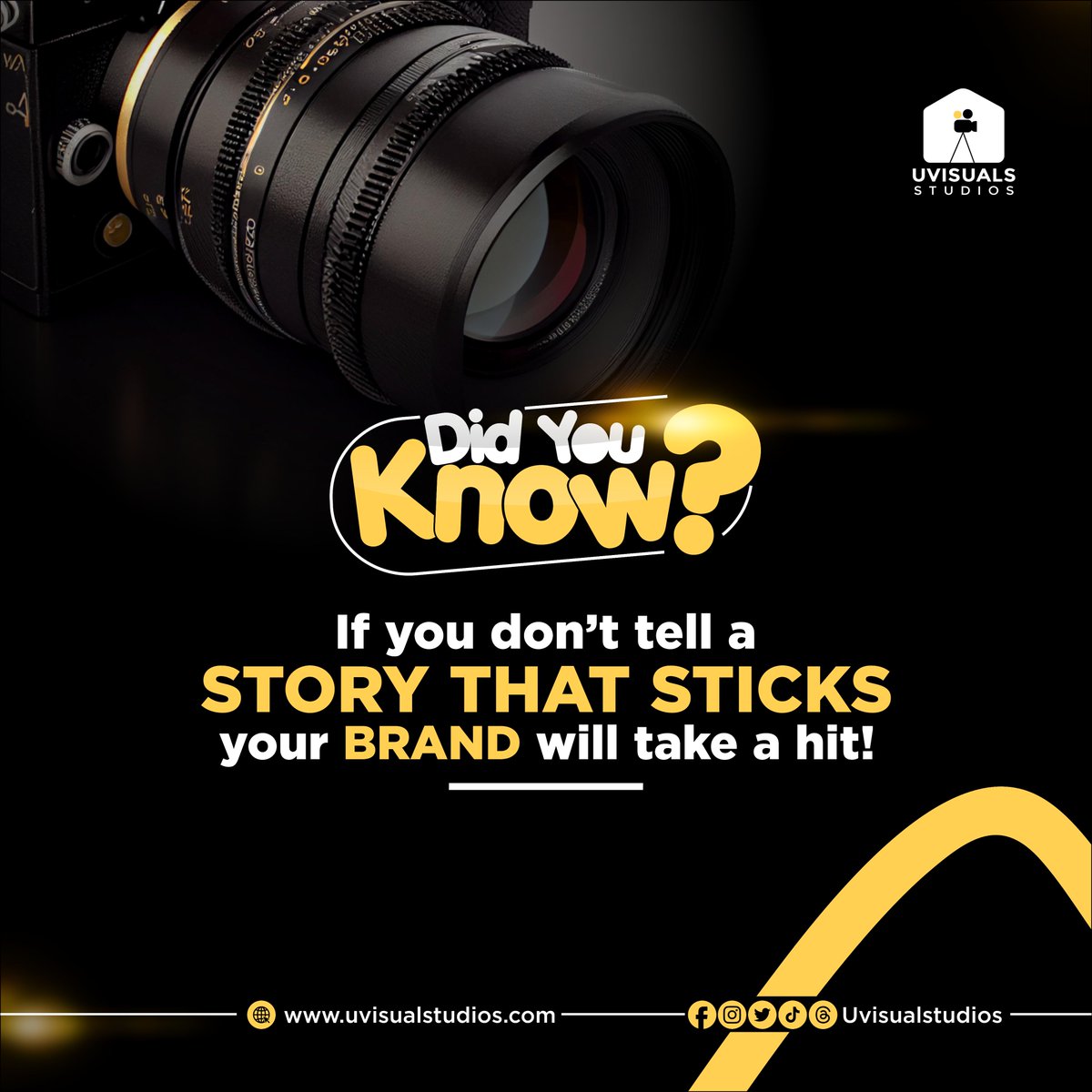 Uvisualstudios's tweet photo. Did you know that one of the keys to successful brand storytelling is creating content that resonates with your audience? We understand the importance of telling your brand's story in a way that sticks. Contact us today! #didyouknow #brandstorytelling #uvisualstudios Twitter Blue https://t.co/MZoPF4lekT