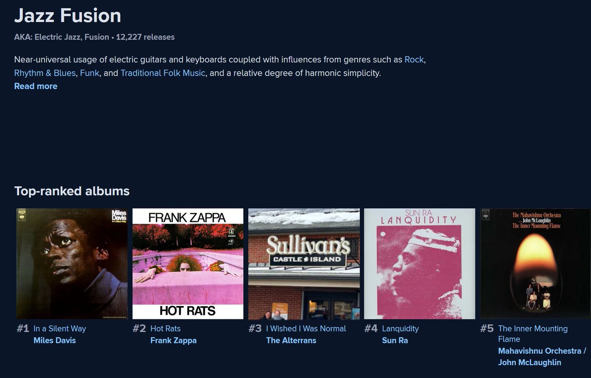 crueltysquad's tweet photo. is rym's jazz fusion top 5 good? been wanting to listen to some of these https://t.co/kZkluudlVk
