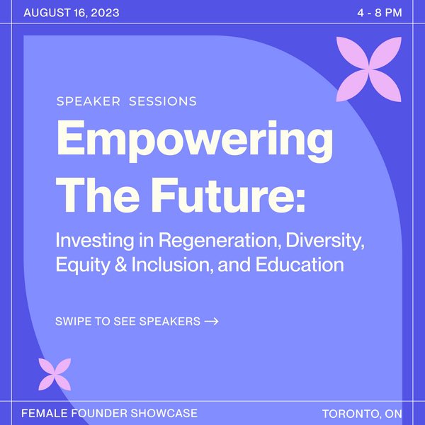 F3_Ventures's tweet photo. Join us for an inspiring panel at the #FemaleFounderShowcase, as part of #ETHWomen and #Futurist23! 🚀

Panel Title: Empowering the Future: Investing in Regeneration, Diversity, Equity & Inclusion, and Education.

We're diving deep into discussions about:
✨ Regeneration for a sustainable tomorrow
✨ Embracing diversity and inclusion in the tech world
✨ Building an equitable and fair ecosystem
✨ The transformative power of education

Don’t miss out on this extraordinary opportunity to learn and be moved by these incredible women who are truly shaping a brighter future for us all. 🌈

Link in bio for tickets! 🎟️