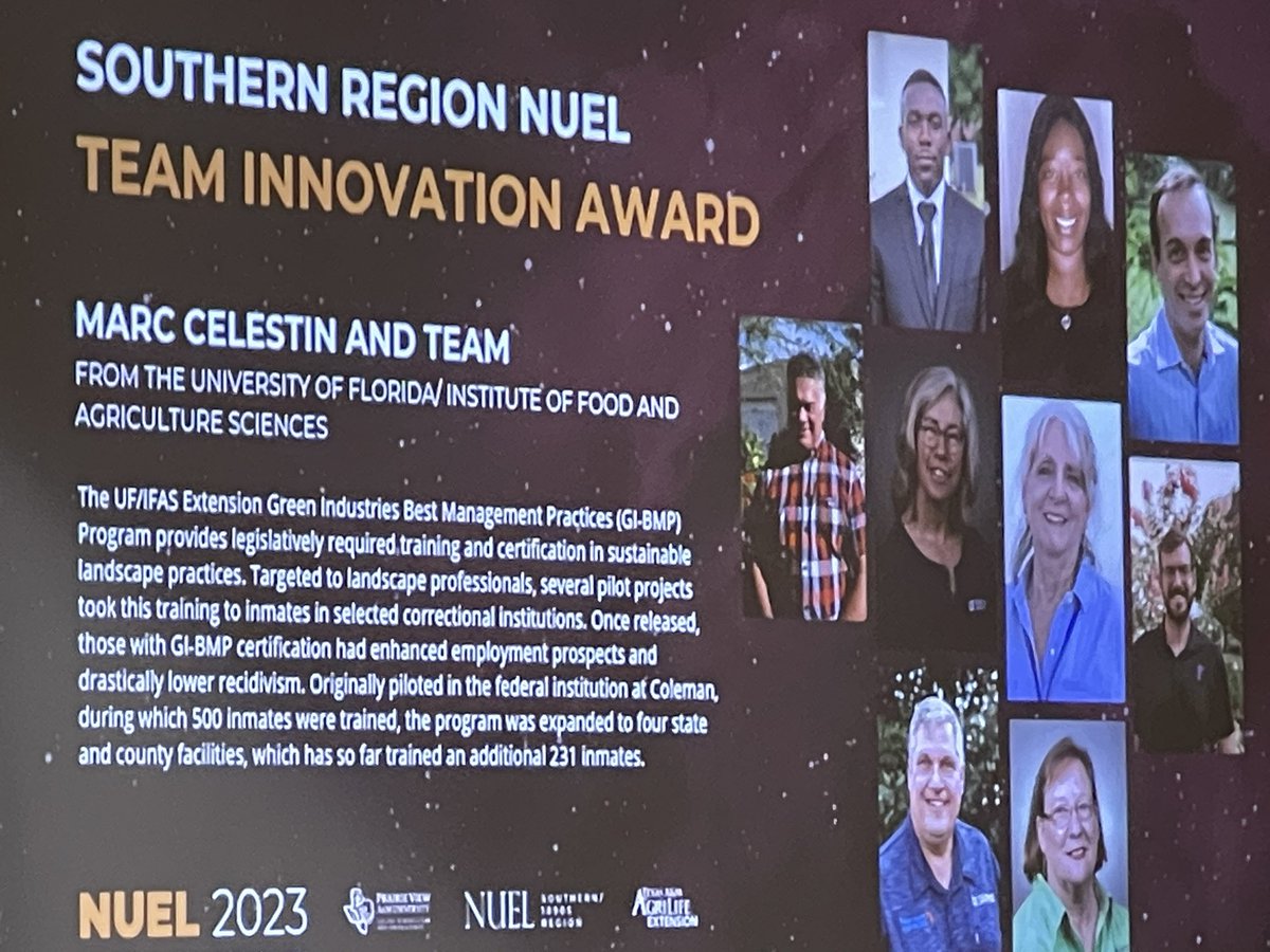 Michael Dukes (@mddukes) on Twitter photo Congrats <a href="/floridafriendly/">UF FFL Program</a> GIBMP team on the southern region National Urban Extension Leadership award! <a href="/UF_CLUE/">UF Center for Land Use Efficiency</a> <a href="/IFAS_Extension/">Dr. Andra Johnson</a> Congrats <a href="/floridafriendly/">UF FFL Program</a> GIBMP team on the southern region National Urban Extension Leadership award! <a href="/UF_CLUE/">UF Center for Land Use Efficiency</a> <a href="/IFAS_Extension/">Dr. Andra Johnson</a>