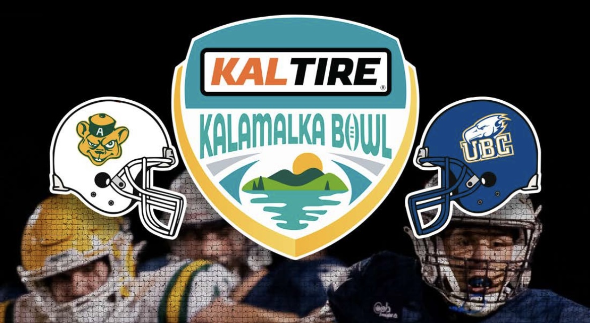 The Excitement is Building!  
August 23, 7:00 PM GAME TIME 
GVAP Vernon, B.C.
University of Alberta Vs University of British Columbia
University Football in the Beautiful Okanagan!  kalbowl.com