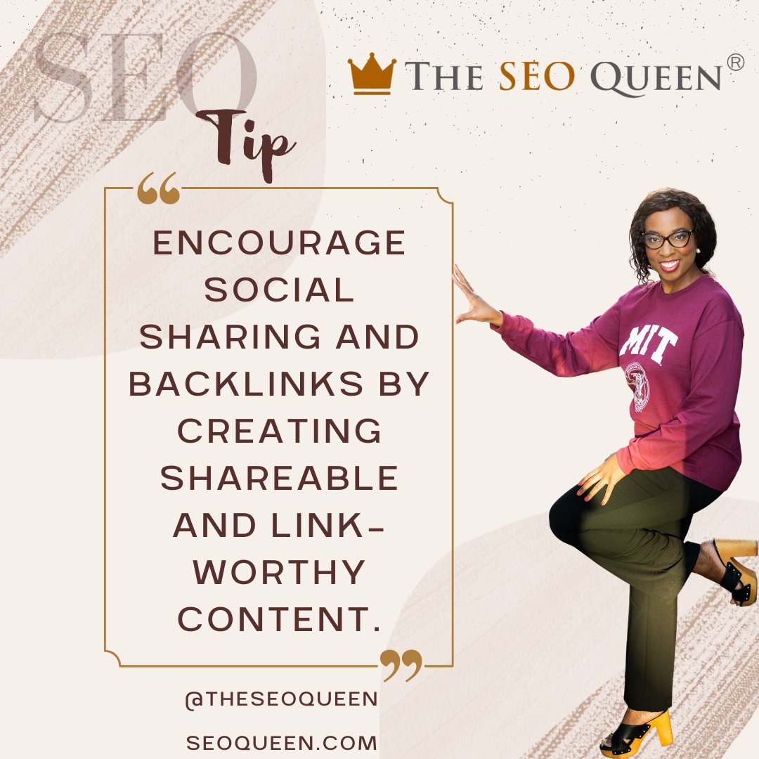 TheSEOQueen's tweet image. 👑 Reign over the search rankings like royalty! 🚀🔗 Want more social shares and powerful backlinks? 📲💻 Create content that's simply irresistible! 👏💫 As "The SEO Queen," I've got the keys to your SEO success! 💡✨ #TheSEOQueen #ShareableContent #LinkWorthy #BoostSEO