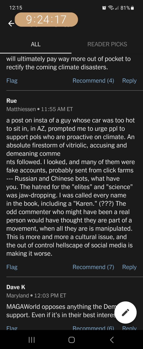 #climatechange #climate #bots #globalwarming  #NYTimes #Karen