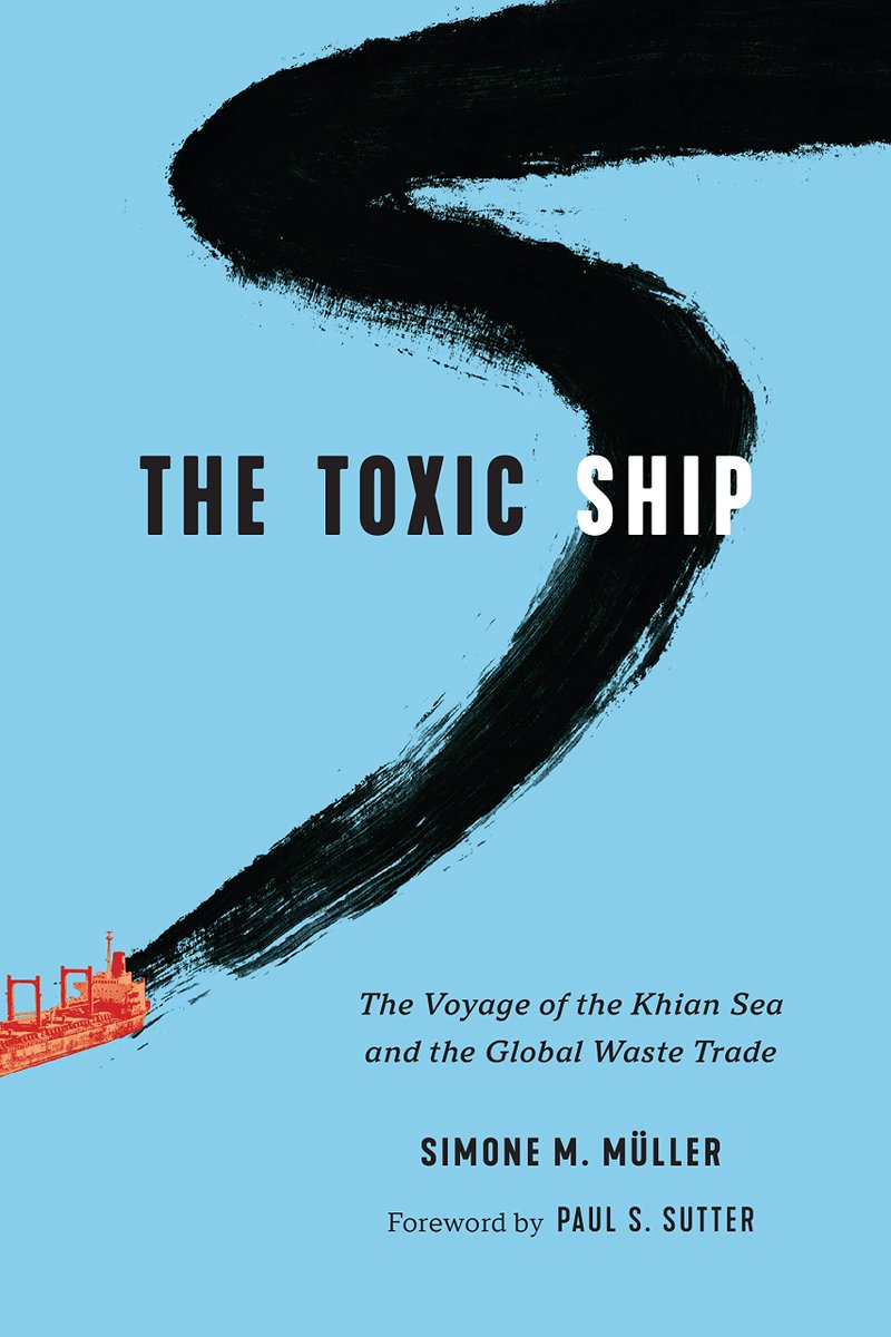 Happy pub day to @haztravrcc! This is the engrossing story of incinerator ash that circumnavigated the globe the 1980s w/o finding a port amid environmental legislative victories, urban disinvestment, and emerging EJ movements. We chatted on the podcast: newbooksnetwork.com/the-toxic-ship