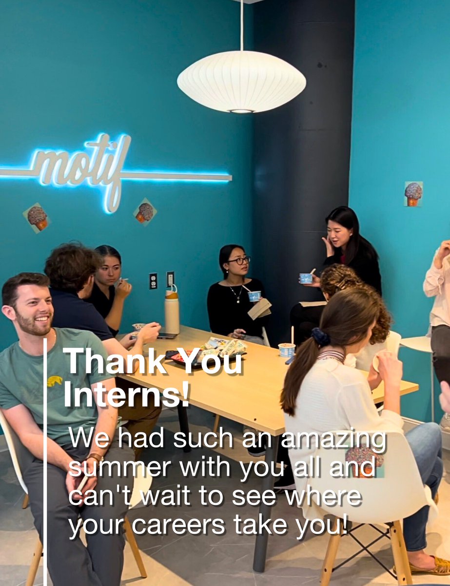 Wrapping up an incredible summer with an amazing team of interns!🙌🏼 Your #plantbased dedication, enthusiasm, and hard work have truly made a mark on our journey. Cheers to the interns who turned this summer into something extraordinary for everyone here at Motif!⭐️#Interns