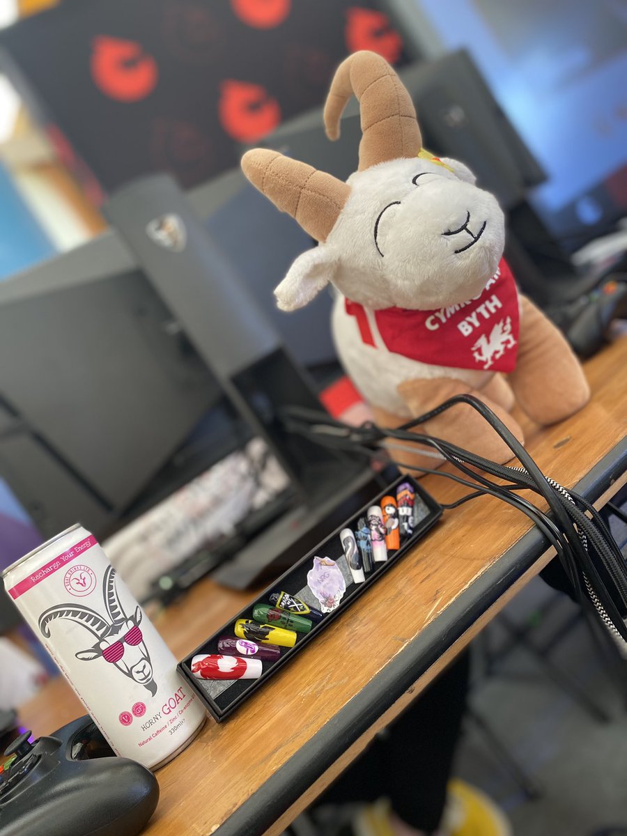 GoatsGG_'s tweet photo. We had an amazing time at the #Eisteddfod2023 🐐 

A Big Thanks to @EsportsWales for hosting us &amp; a Big Shout to all the players who took part in the Rocket League game 🏎️ 
The @RobinsGG_ DO NOT LET UP 🤣 we’ll have you next time 🙋🏻‍♀️ 

@eisteddfod #GoatsGG #EsportsWales https://t.co/aIHQ1jU799