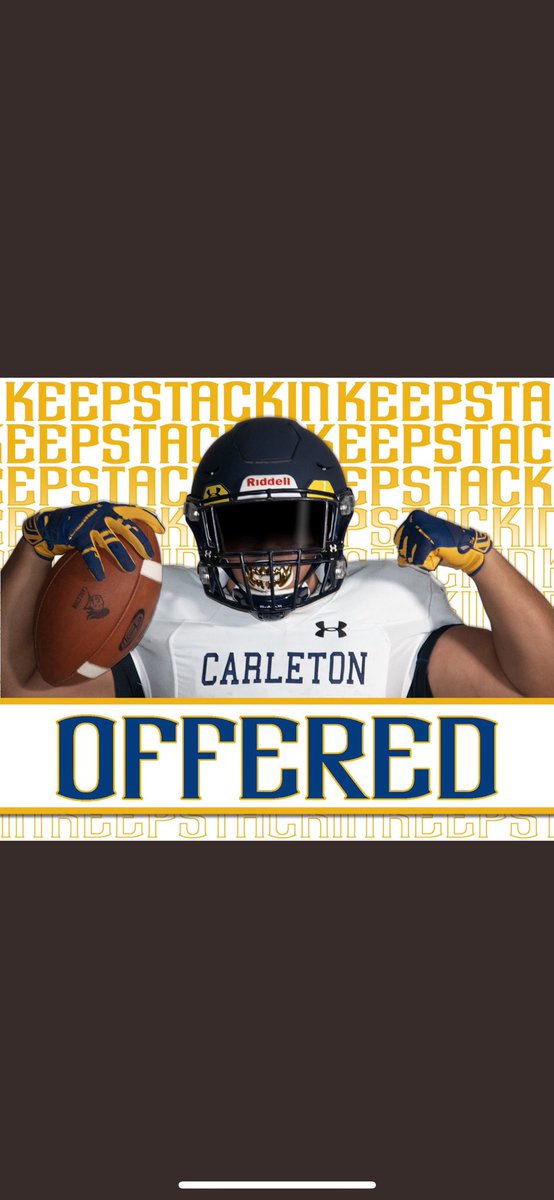 RkischH's tweet image. Extremely humbled and blessed to have earned my second offer from Carleton College 💛💙 #KeepStackin @CoachJournell @CoachJoelGinn @PalmettoPrepMM @krholetter @Air_Thor