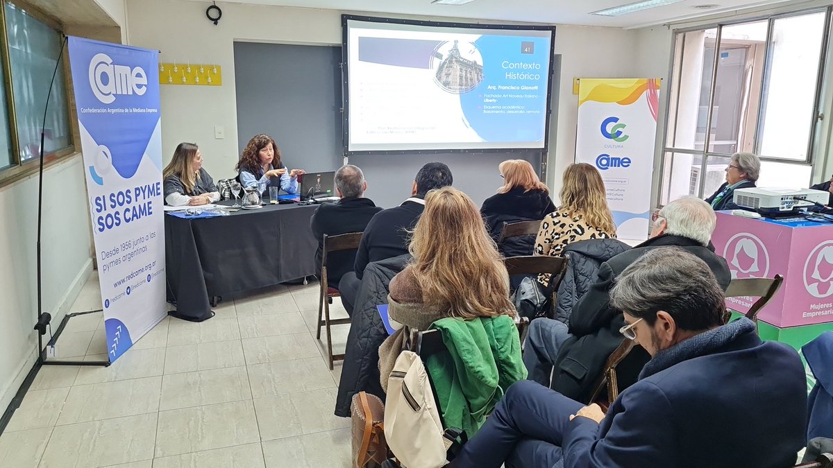 👉#Ahora desde el Taller de Cultura de <a href="/redcame/">CAME</a> .
Disertaciones a cargo de Arq Mónica Kuscich y Fundación Pradier