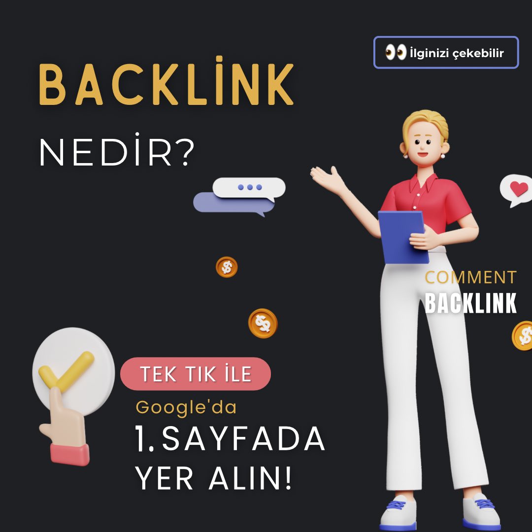 CBacklinkTool's tweet photo. "Backlinkler: Sitenizi yıldızlarla dolu bir gökyüzüne çeviren sihirli anahtarlar! ✨🔗 Backlink nedir, nasıl çalışır ve neden önemlidir? Tüm bu soruların cevapları profilimizde seni bekliyor. Profilimize göz atarak websiteni yükseltmeye hemen başla! 🚀💻

#commentbacklink #backlink #backlinks #seo #searchengineoptimization #searchengine #serp #google #googleads #googleseo