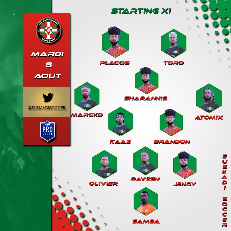 PROGRAMME DE LA SOIRÉE 📢

🏆I @PFLFrance_ 

🆚| @MGTTheoldkings 
🕦| 21H20

🆚️I <a href="/SoccerFriendsEA/">SoccerFriends</a> 
🕦| 21H40

🆚| @shogun_squad 
🕦| 22H20

🆚| <a href="/Maximus_United/">TGP Maximus United</a> 
🕦| 22H40