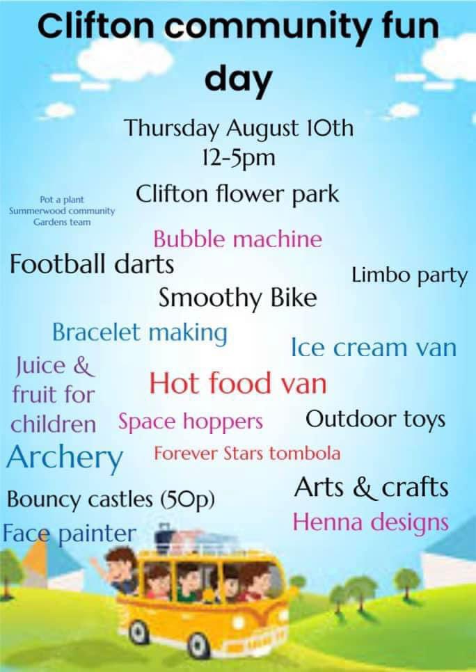 winker_watson's tweet image. This Thursday and yes #SummerIsBack ☀️ #CliftonFunDay 
Everyone is welcome, just bring a picnic and relax. 
@SummerwoodComm1 @FSFundraising @tweetjellyfish @GwenEyre @Nottinghasm #FlowerPark #Clifton 🥰🥰

#LookForTheBareNecessities 🐒🦁🐍🐻