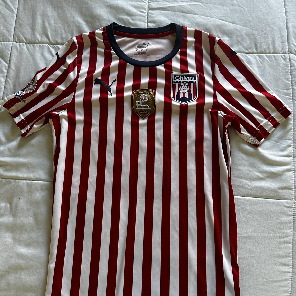 camacho_haro's tweet photo. Gracias @DylanGuajardo por mi playera @TapatioCD campeonisimo irá directo al rincón exclusivo de campeón https://t.co/2wtNnVYfwC