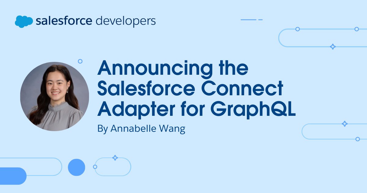 🎉 Big news for #SalesforceDevs and #AwesomeAdmins... There's a new Salesforce Connect adapter for #GraphQL! Check it out: ➡️ sforce.co/45ovIfz