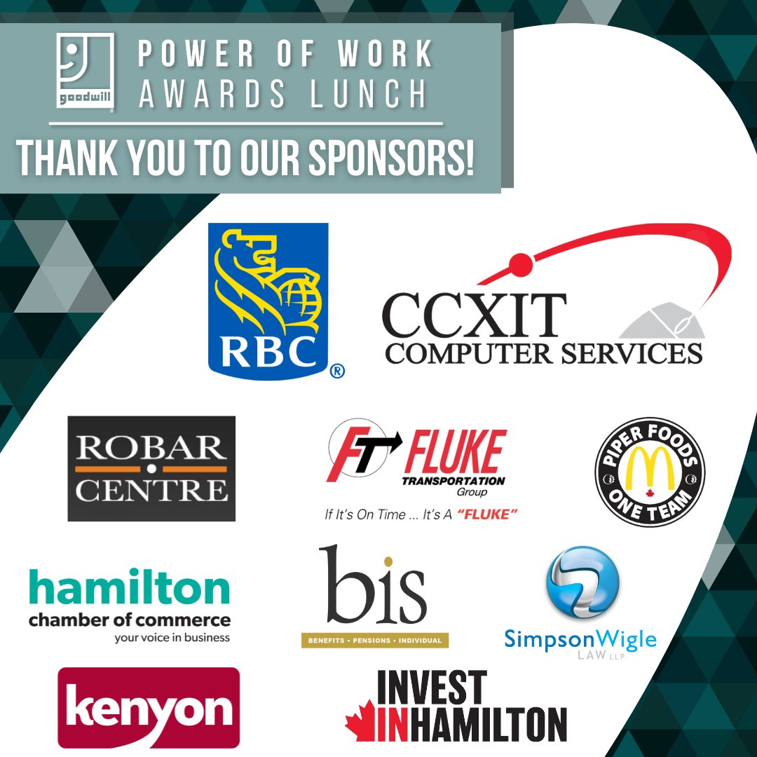 GoodwillAmity's tweet photo. The Power of Work Awards Lunch could not happen without the generous support of our amazing sponsors! We are so grateful for the support which enables us to celebrate the power of work again this year!

Remember to get your Power of Work Awards Lunch tickets today! https://t.co/1VC4vOkxLq