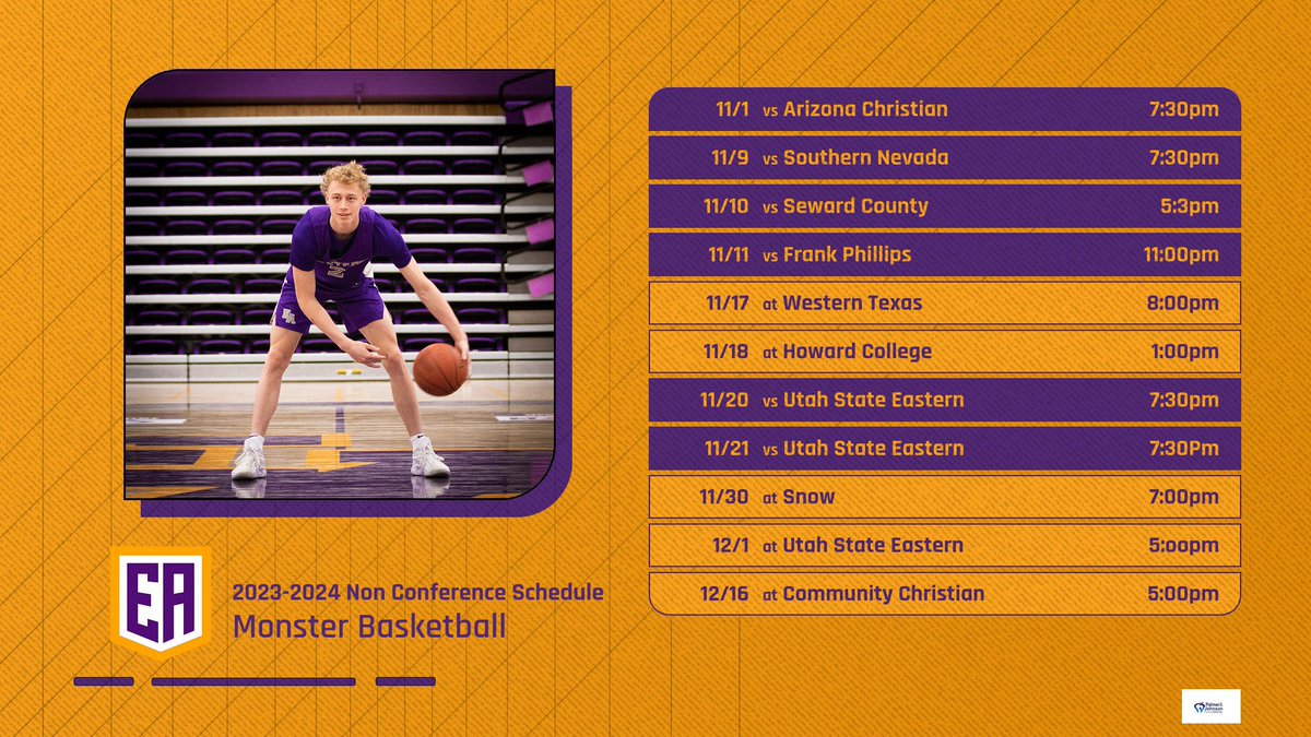 2023-2024 Non Conference Schedule 🤝💜