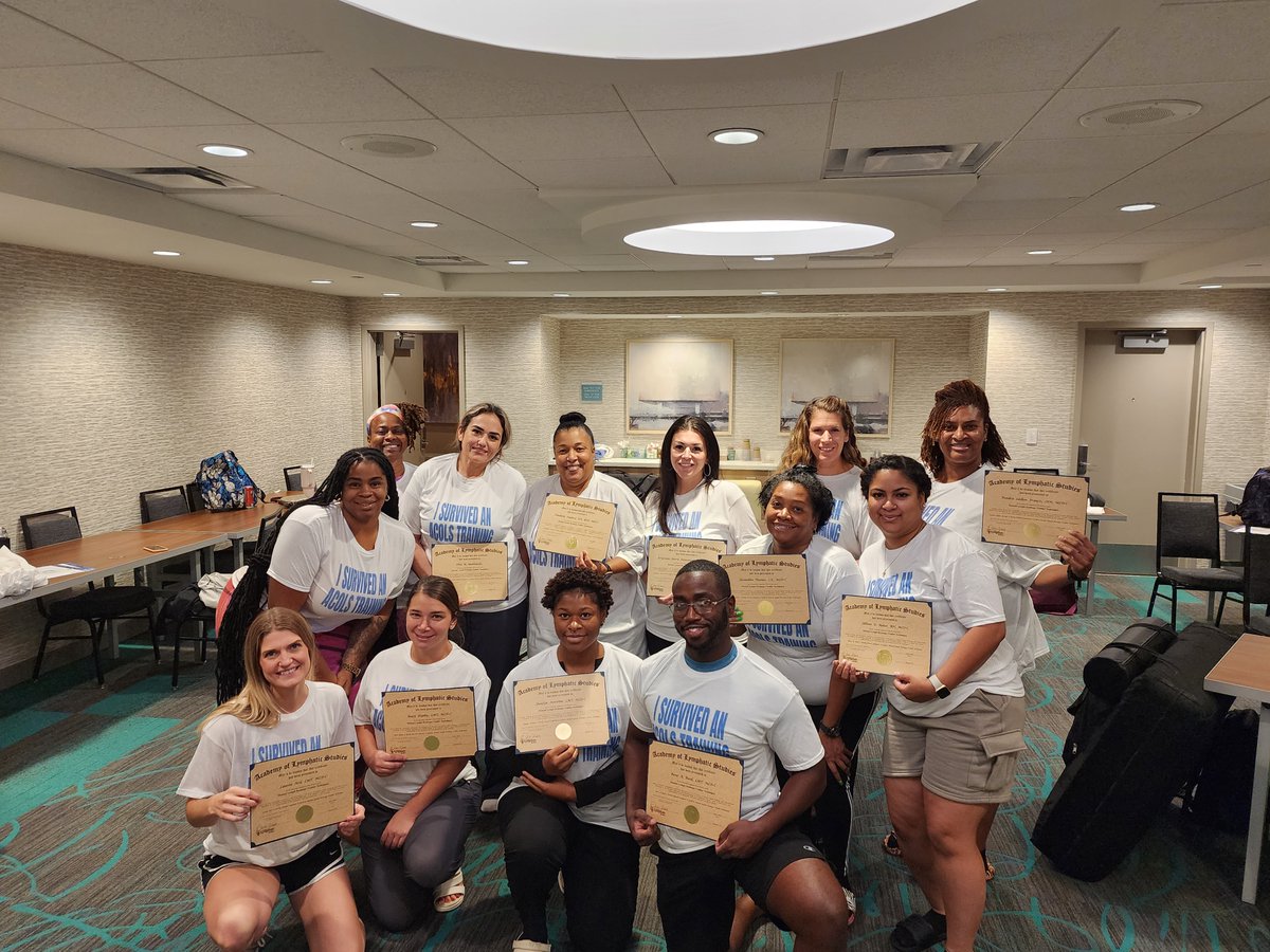 ACOLSFlorida's tweet photo. Congrats to our recent Houston Manual Lymph Drainage therapists!
.
#acols #mld #manuallymphdrainage #vodder #lymphaticdrainage https://t.co/kedZFeVBuP