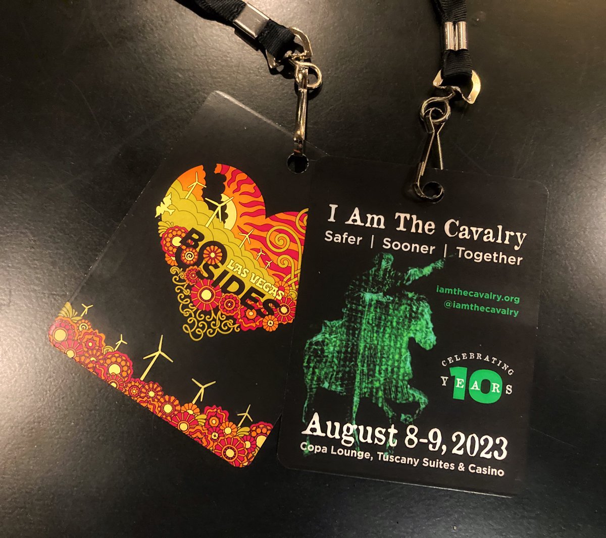 _odddie_'s tweet photo. The Cavalry isn’t coming… so it falls to us. YOU can help us be safer, sooner, together! 

We have @iamthecavalry badges if you don’t have one for @BSidesLV. Find us in the Copa room! https://t.co/QqdQTr3spQ