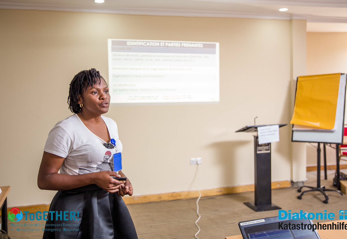 drc_tpo's tweet photo. #TPODRC , partenaire humanitaire du programme ToGETHER en RDC participe à l'atelier de formation sur la communication et mobilisation des ressources à Goma.
Y participent aussi, les organisations partenaires à ce programme dont @ADSSE @SAD, @diakonieAT @AIDES et @RACOJ Nord-Kivu. https://t.co/xLuXWewExI
