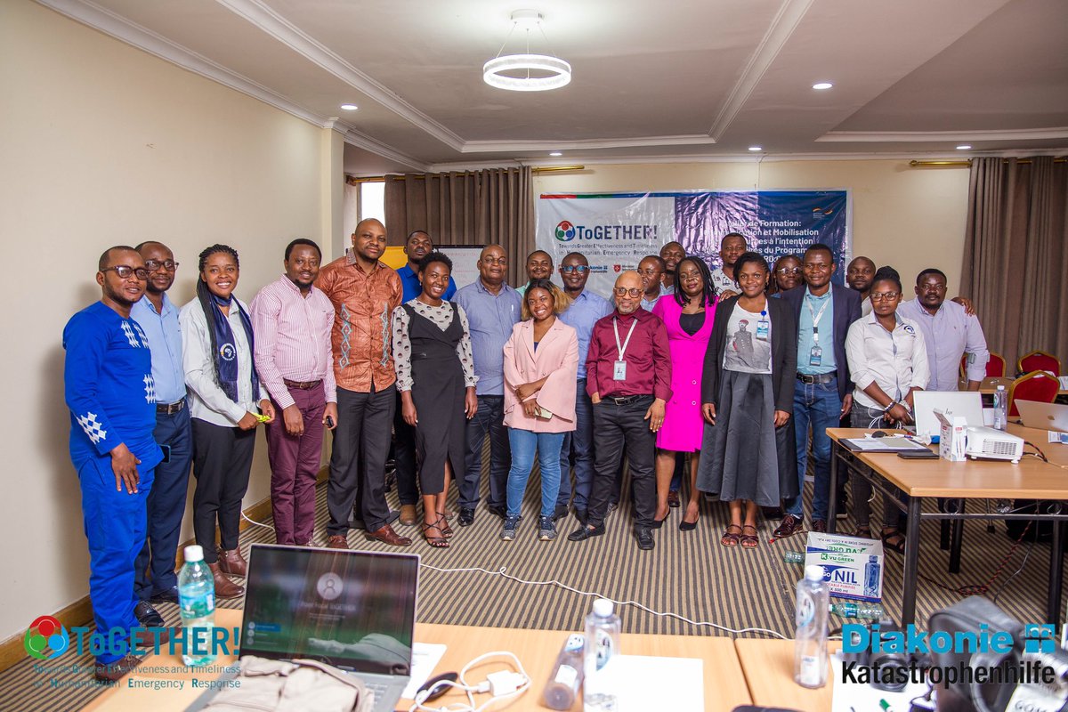 drc_tpo's tweet photo. #TPODRC , partenaire humanitaire du programme ToGETHER en RDC participe à l'atelier de formation sur la communication et mobilisation des ressources à Goma.
Y participent aussi, les organisations partenaires à ce programme dont @ADSSE @SAD, @diakonieAT @AIDES et @RACOJ Nord-Kivu. https://t.co/xLuXWewExI