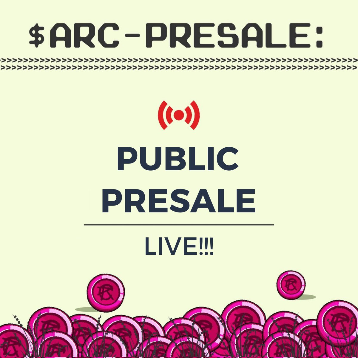 Time to start engagement farming so we can earn that twitter money 💰 and buy more $ARC