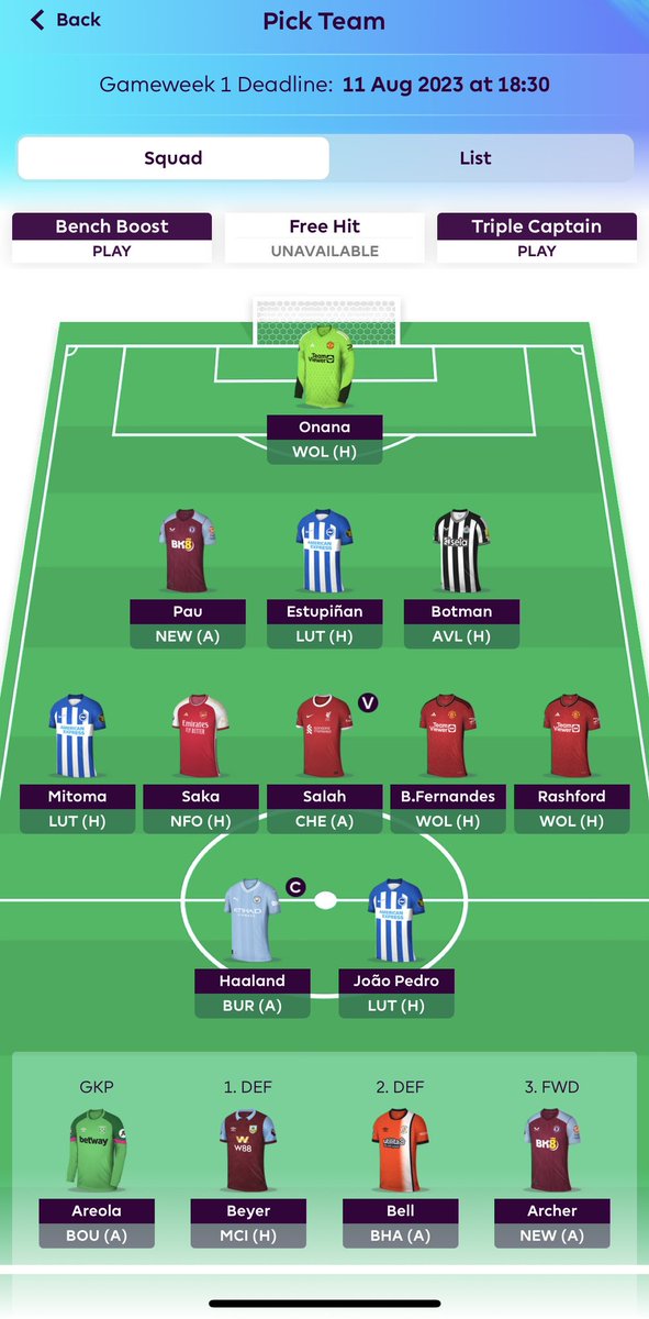 New to this fantasy premier league malarkey, any good? suggestions would be great🔥