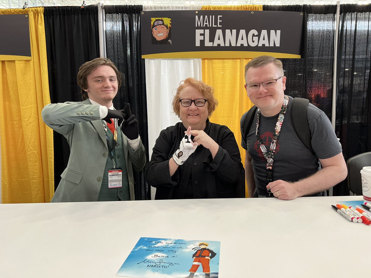 CapAtomyc's tweet photo. Got to meet the incomparable @maileflanagan this weekend! We had a great time at @FANEXPOBoston https://t.co/vsJriZArOK