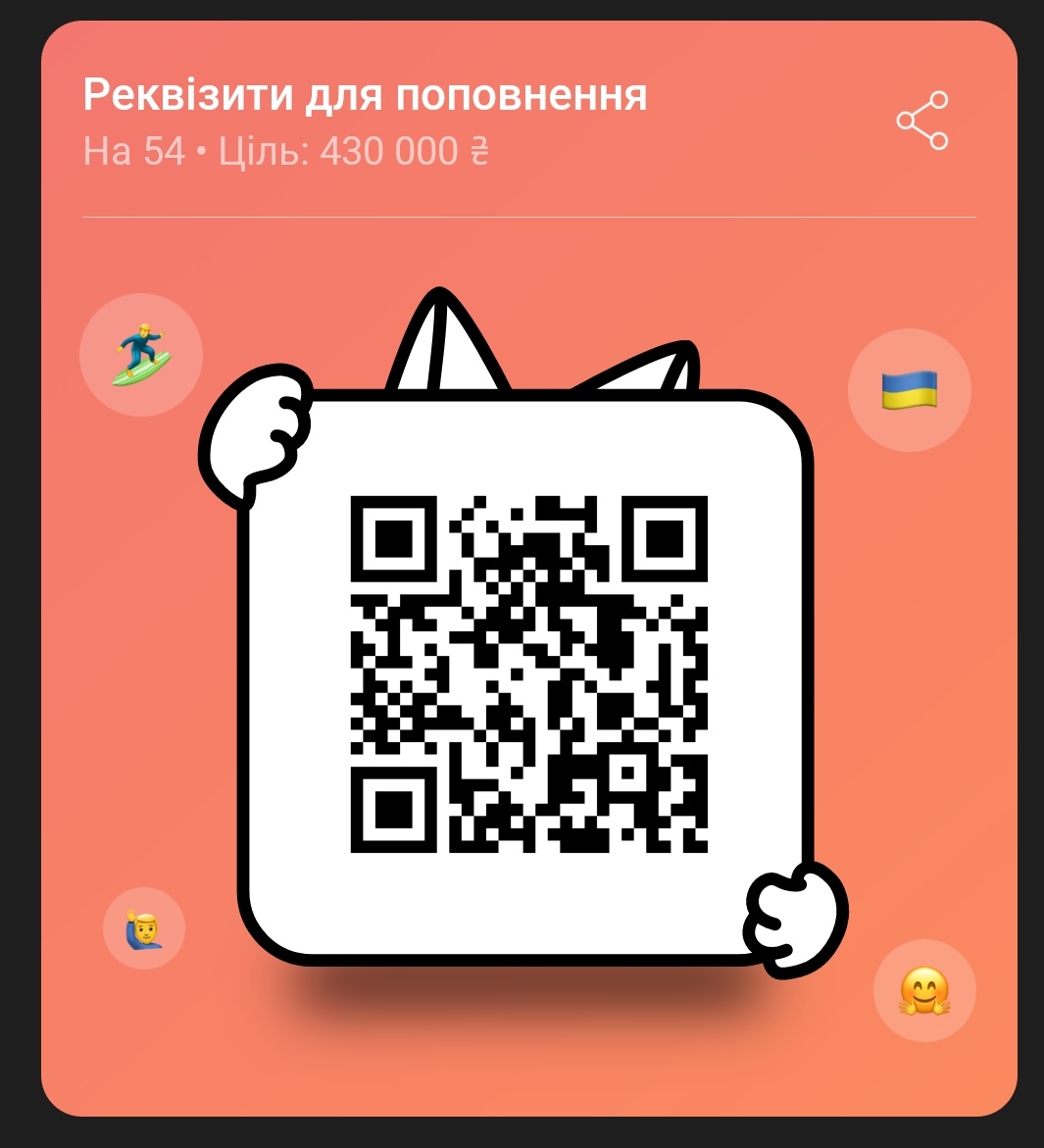 Панство. Такі справи. Штурмовики 54-ої бригади, 3-го взводу 9-го роти звернулися до мене з дуууууже масштабним запитом. За запитом дам пп або інші способи поповнити банку. Лайк шер торшер.