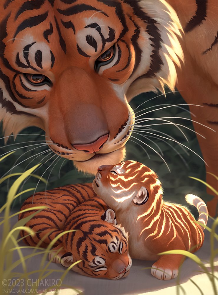 ChiakiroArt's tweet image. When you give birth to your children and turns out one of them is a god
#digitalart