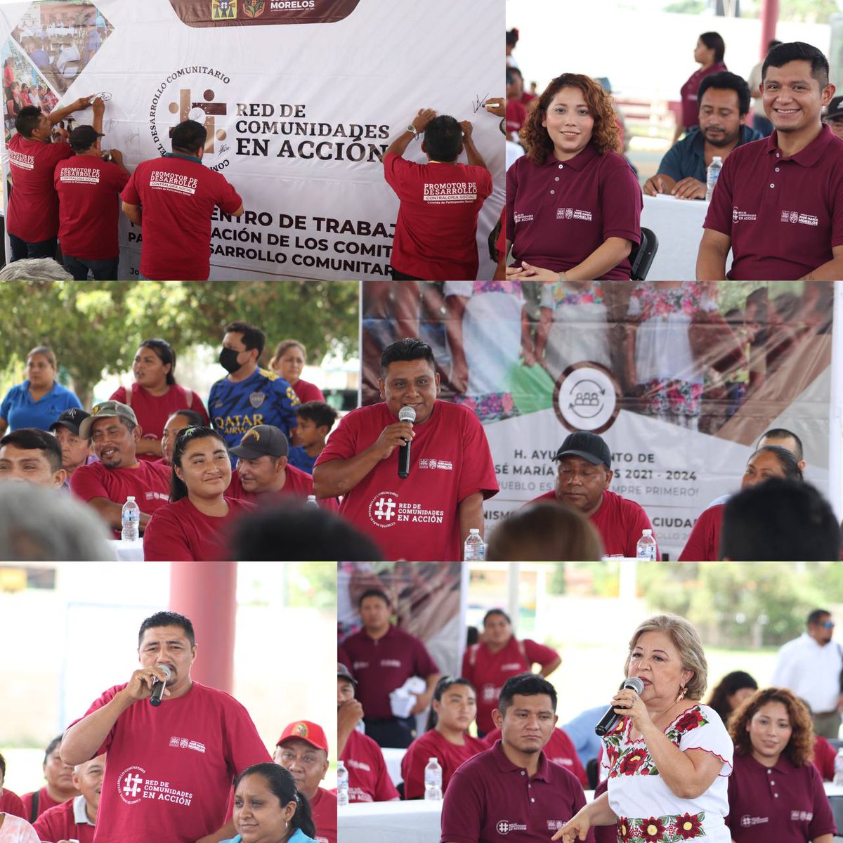 #ContraloresMxTrabajando desde #QuintanaRoo donde promueven la #VigilanciaCiudadana a través del 1er Encuentro de Trabajo y Colaboración de la Red de Comunidades en Acción, en el que integrantes de Comités de #ContraloríaSocial intercambiaron experiencias y buenas prácticas.